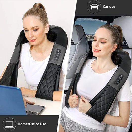 Neck Massager with Kneading & Hot Compress – Multifunctional Relief